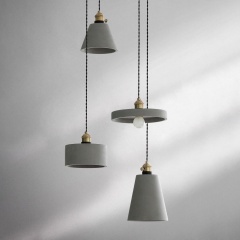 Concrete Vasa Minimalist Pendant Light