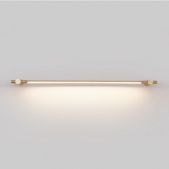 Chester Minimalist Line LED Brass Wall Light