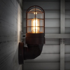 Classic Bunker Industrial Wall Light Sconce