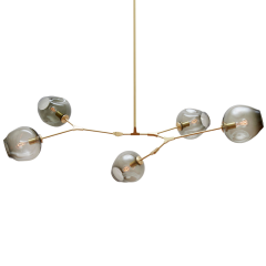 5 head Carmen Bubble Branching chandelier