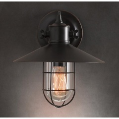 Harbour Sconce Vintage Industrial Wall Light. Warehouse Retro Loft Inspired Design.