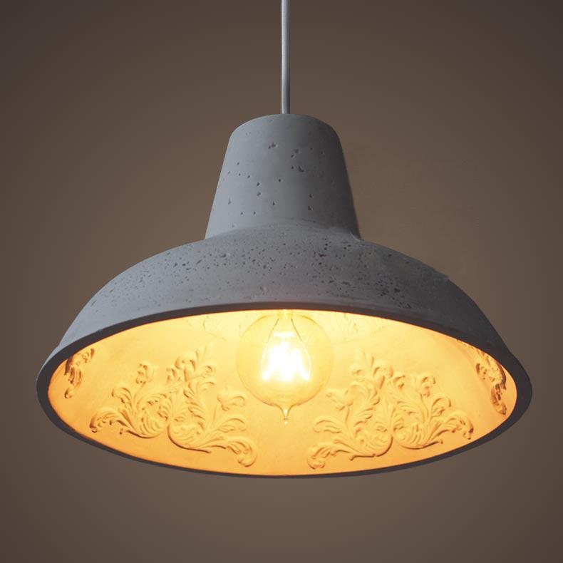 Reims Garden Concrete Cement Pendant Ceiling Light