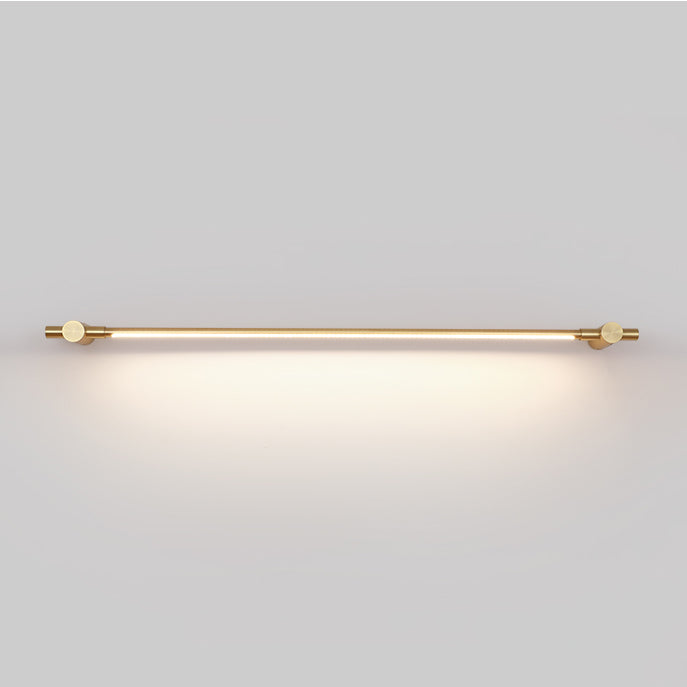 Chester Minimalist Line LED Brass Wall Light