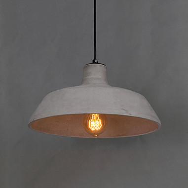 Tromso Vintage Industrial Pendant Light Made With Concrete Cement