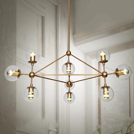 Ritz 10 head cluster chandelier