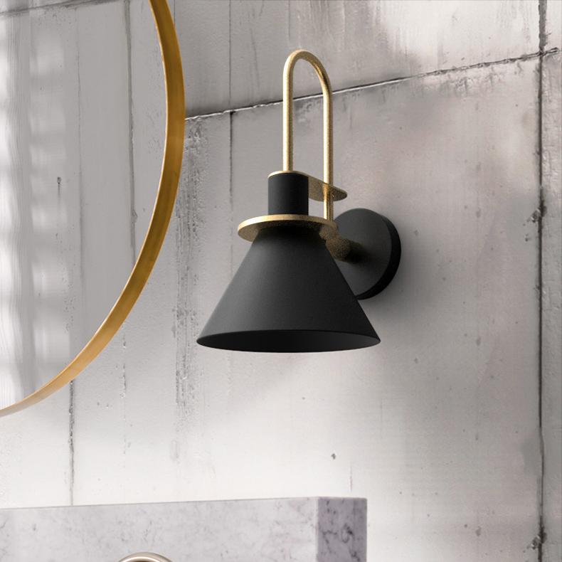 Brass Trumpet Modern Wall Light