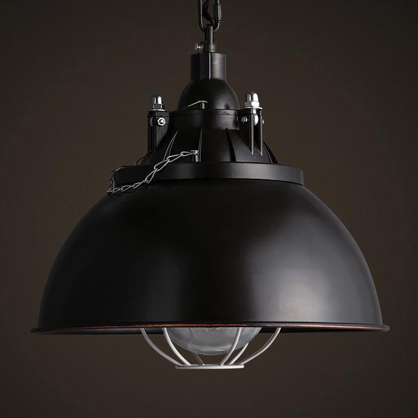 Helmut Industrial Shade Pendant Light (long)