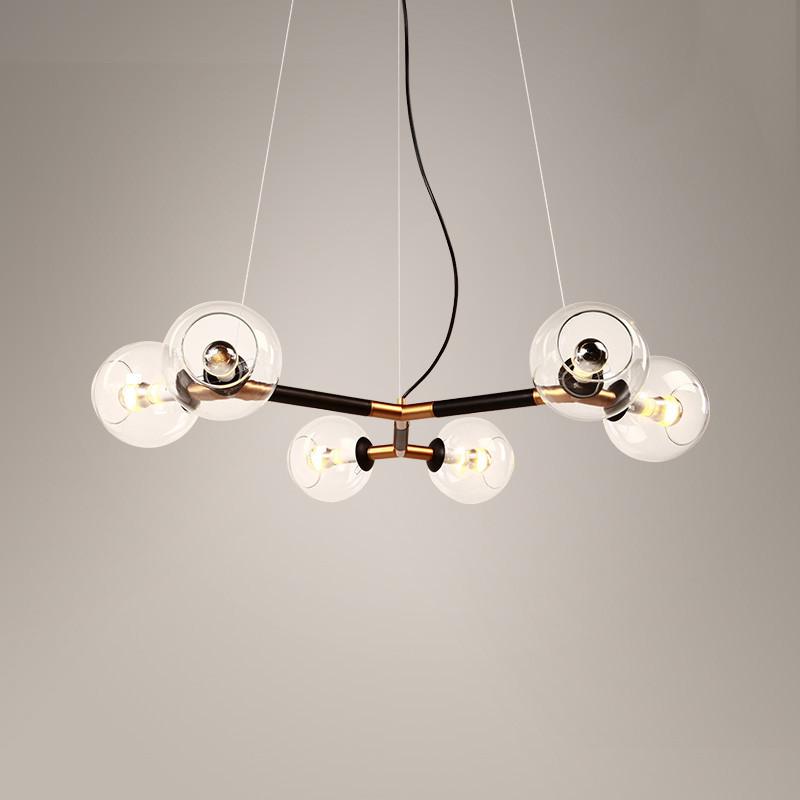 Schiera 6 head branching chandelier