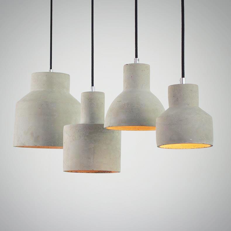 Concrete Oslo Minimalist Pendant Light